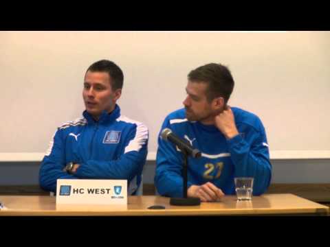 SKPL lehdistötilaisuus 22.4.2013, SM -Liigan välierät Dicken - HC West
