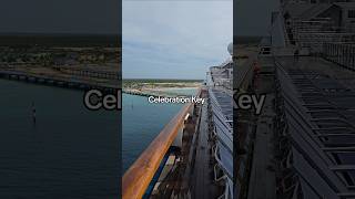 View of Celebration Key from the Carnival Freedom #cruise #fyp #love #viral #l4l
