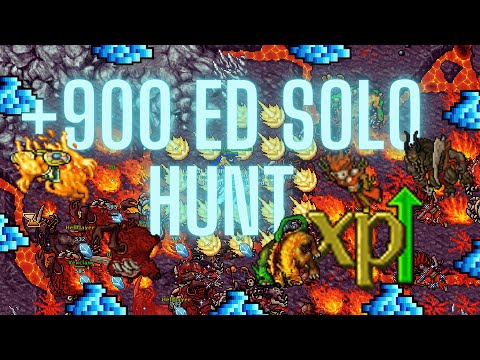 SOLO HUNT ED 900+ Grounds of Fire (Fire Seal) (15kk 225% & 1.7kk profit)Best places for Mage