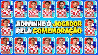 🔥ADIVINHE O JOGADOR PELA COMEMORAÇÃO! ⚽🇭🇷 CROÁCIA ❤️🤍💙 LUKA MODRIC, Cristiano Ronaldo , Messi