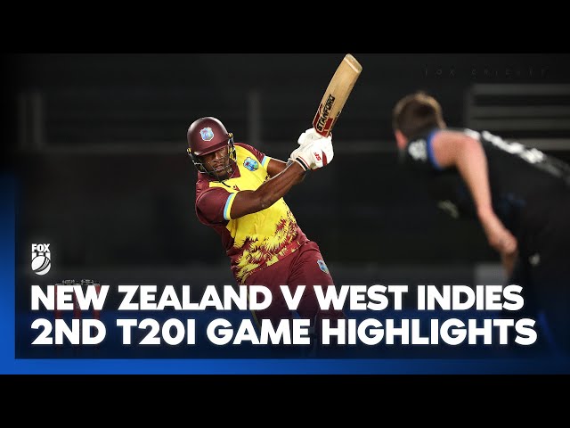 Another last ball heart stopper 🔥 I New Zealand v West Indies 2nd T20I Game Highlights I Fox Cricket