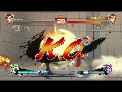 SSFIVAE~ Chun-li (Scromps) vs.  Chun li (SoSickNASHFAN) HD