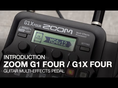 Zoom G1X FOUR Multi-Effects Processor With Expression Pedal | Long