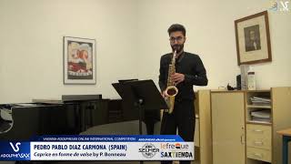 Pedro Pablo DIAZ CARMONA plays Caprice en forme de valse by P. Bonneau #adolphesax