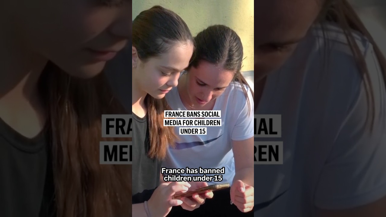 Video: French parliament approves social media ban for under-15s