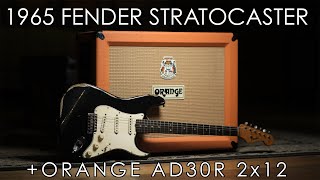 Video thumbnail for "Pick of the Day" - 1965 Fender Black Stratocaster and Orange AD30R 2x12 by Emerald City Guitars