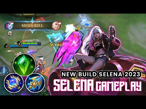 SELENA ROAMING !!! NEW BUILD SELENA 2023 - SELENA GAMEPLAY ~ MLBB #mobilelegends