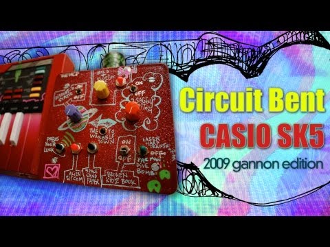 Circuit Bent Casio SK5 by Gannon