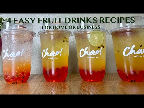 START A FRUIT DRINK BUSINESS WITH THESE EASY RECIPES