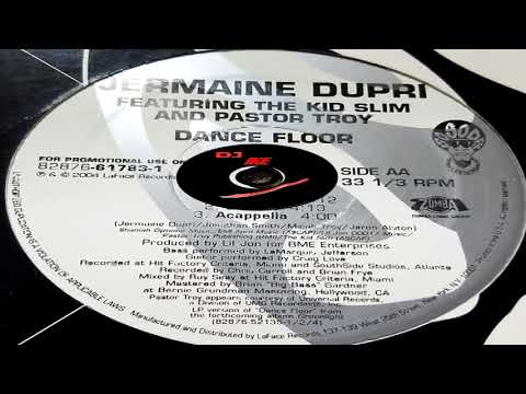 Jermaine Dupri ft Pastor Troy /Lil Jon   Dance Floor Acapella  Green Light