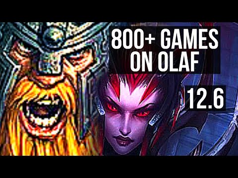 OLAF vs ELISE (JNG) | 3.4M mastery, 6/1/5, 800+ games | KR Diamond | 12.6