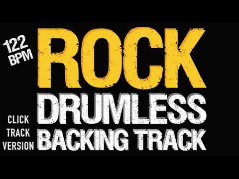 Rock Backing Track For Drums 122 BPM With Metronome