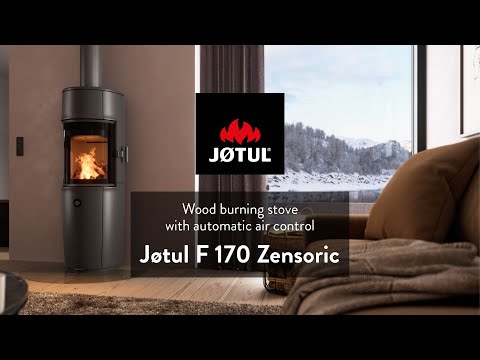 Jøtul F 170 Zensoric - Energy-efficient wood burning stove with automatic air control