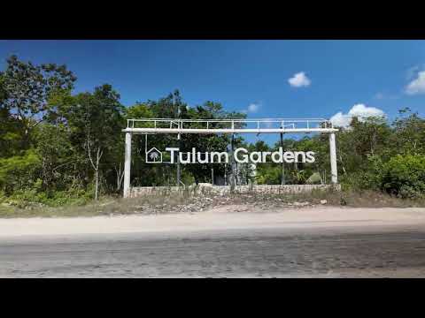 Video tour: the arrival drive into the Tulum Gardens community