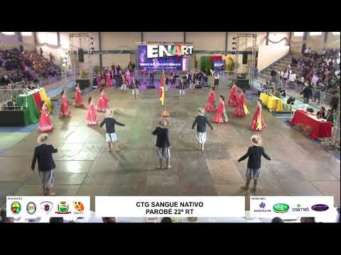 CTG SANGUE NATIVO - 3º INTER REGIONAL DO ENART 2022 APRESENTAÇÃO E ENTRADA