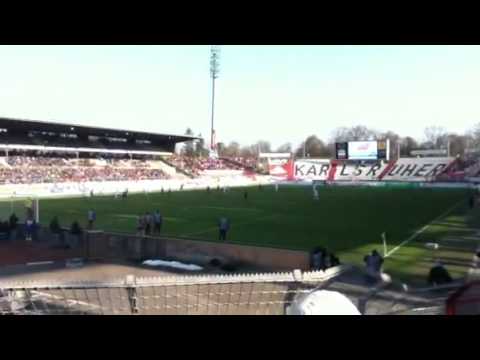 KSC gegen Kickers Offenbach die letzten Minuten.