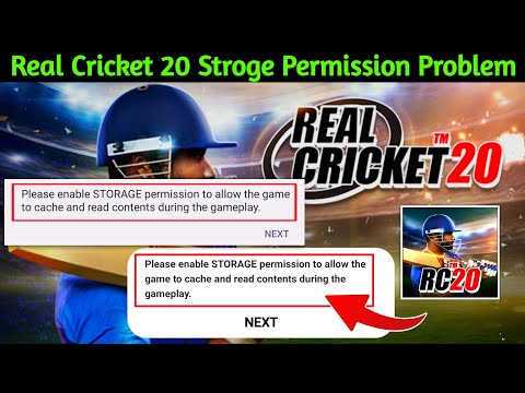 Real Cricket 20 Storage Permission Problem | real cricket 20 storage permission problem 2024