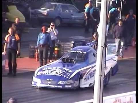 Santa Pod Main Event 2013 - European Fuel Funny Car Qualifying Session 2