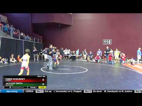 Bantam 51-55 Taber McBurney Kansas Vs Jackson Smith Oklahoma