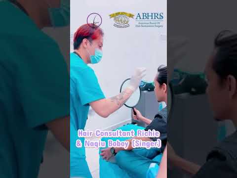Naqiu Boboy (Singer) with Richard Richie (Hair Consultant) iPlus®️ FUE @ Clinic Dr. Inder