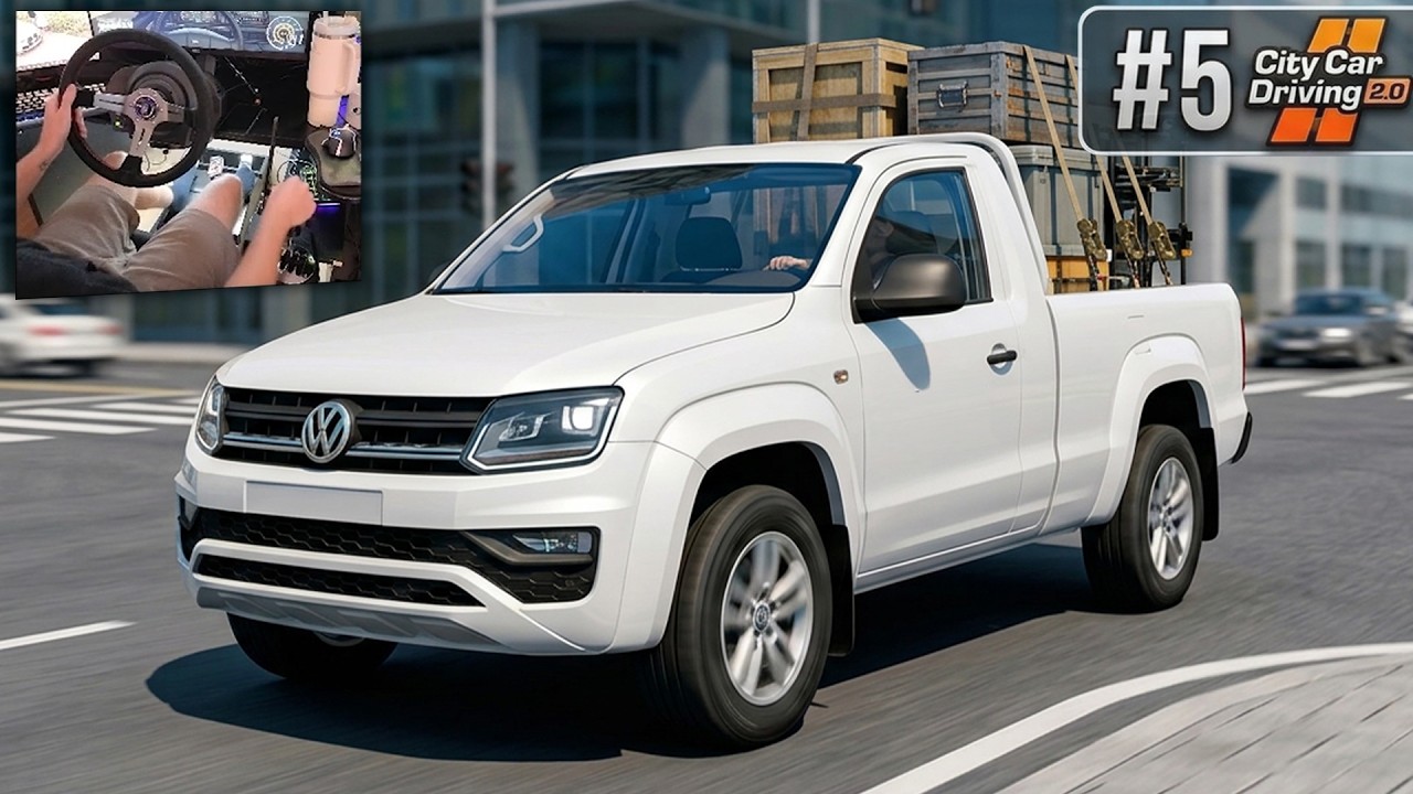 AMAROK NO TOQUE, BORA FAZER FRETE! - City Car Driving 2.0 #5
