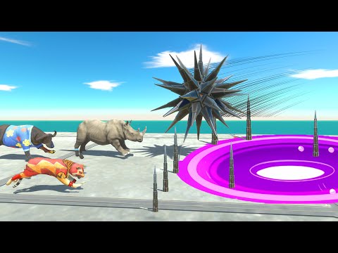 Extreme Challenge – Survive The Deadly Spike Road To Fight Super Godzilla! | ARBS