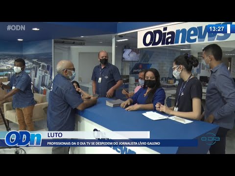 Equipe do Sistema o Dia homenageia o apresentador Lívio Galeno 06 01 2022