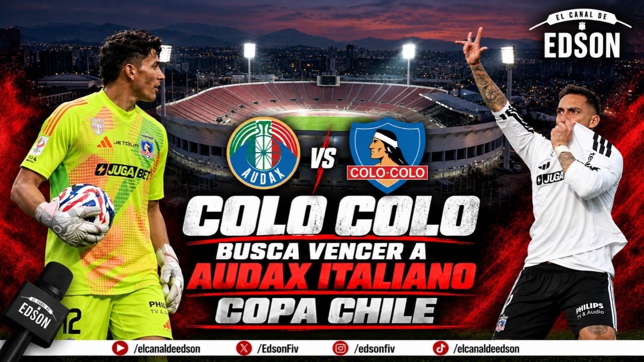 EDUARDO VILLANUEVA ASOMA COMO TITULAR EN COLO COLO PARA COPA CHILE