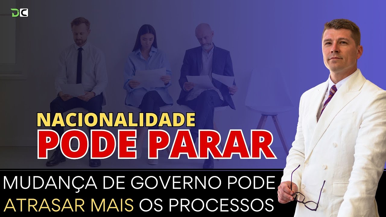 NATURALIZAÇÃO PORTUGUESA PODE PARARA SE OCORRER A QUEDA DO GOVERNO!? (EP. 1388)