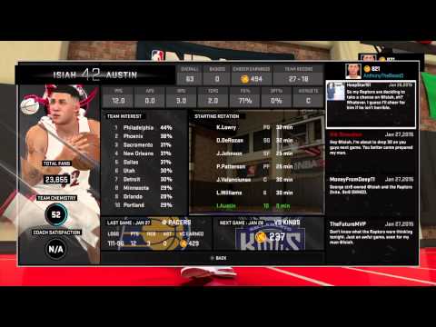 NBA 2K15 My Career Ep.2 64 Overall Center