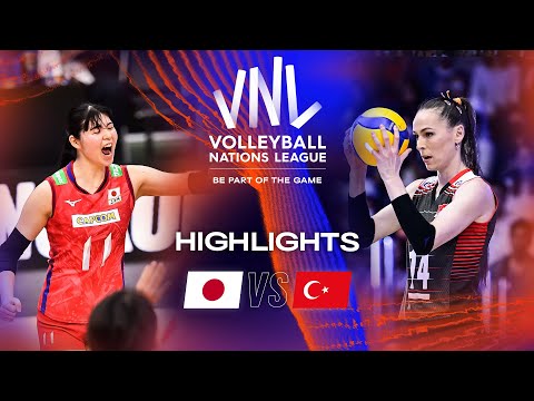 🇯🇵 JPN vs. 🇹🇷 TUR - Highlights Week 3 | Women's VNL 2023