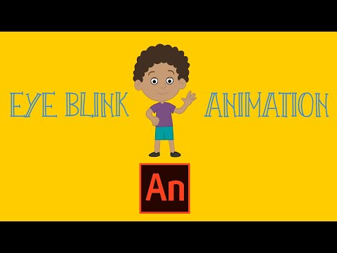 Adobe Animate Tutorial - Character Eye Blink Animation