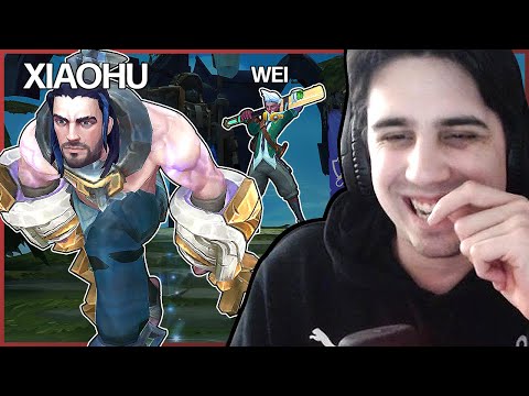 RNG Xiaohu and Wei VS LPL + LCK SUPER TEAM (ft Doinb) | Cracking The Pros