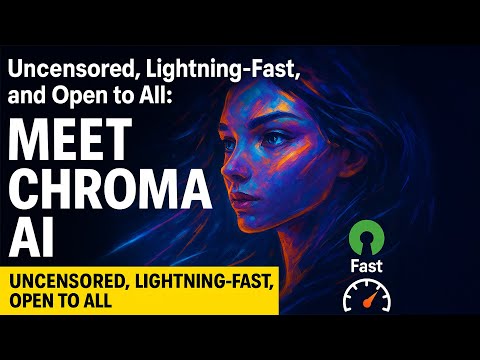 Uncensored, Lightning-Fast, and Open to All: Meet Chroma AI!