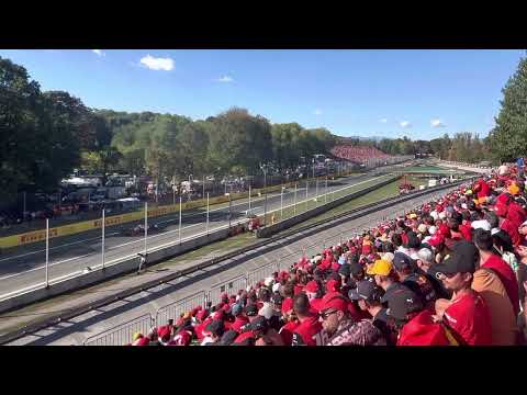 Speed of F1 cars into Rettifilo chicane at Monza