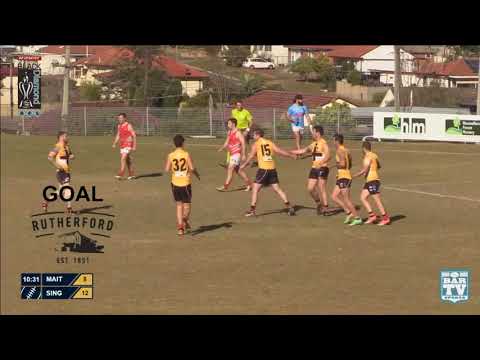 2017 BDAFL Round 17 Black Diamond Plate Highlights - Maitland Saints v Singleton Roosters