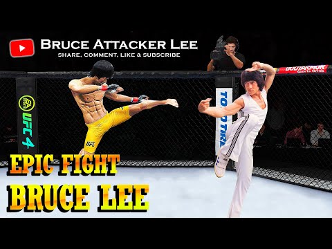 UFC4 Bruce Lee vs Jackie Chan EA Sports UFC 4