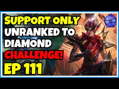 Support Unranked to Diamond Challenge - Episode 111 - Rakan