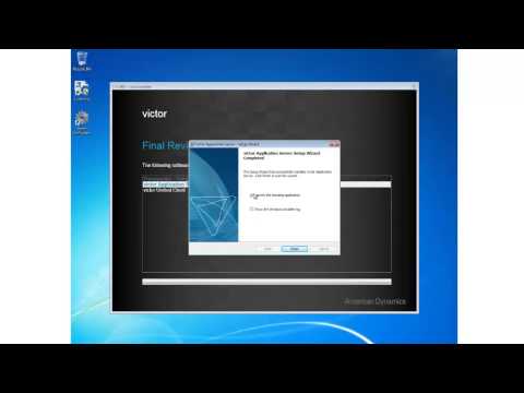 victor and VideoEdge Training -  Install