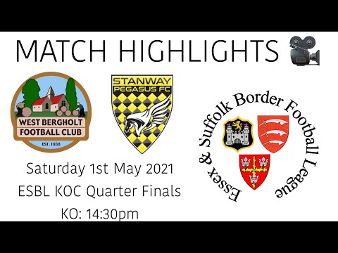 HIGHLIGHTS 🎥| West Bergholt 2-1 Stanway Pegasus - ESBL Knock Out Cup Round Two