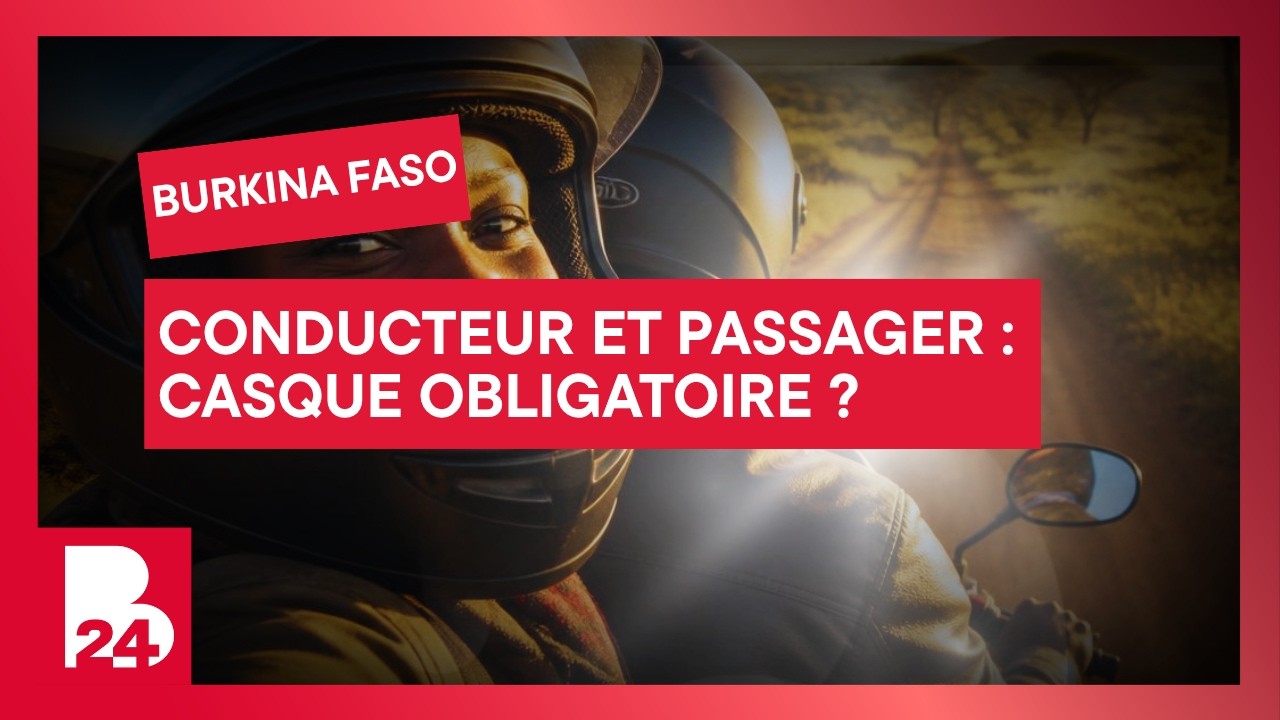 Vers l'obligation du casque pour le conducteur et le passager au Burkina