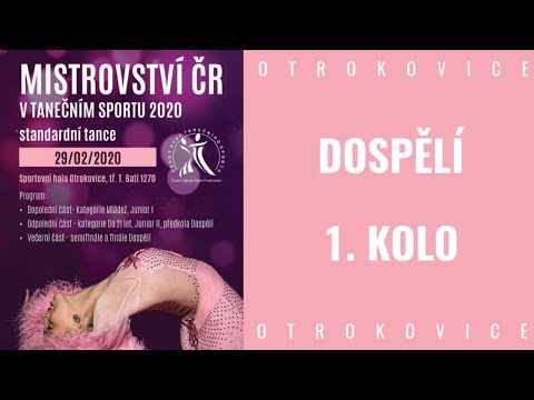MISTROVSTVÍ ČESKÉ REPUBLIKY VE STANDARDNÍCH TANCÍCH 2020 | Dospělí | 1. kolo