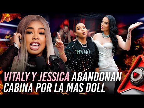 VITALY Y JESSICA ABANDONAN ENTREVISTA Y DEJAN SOLA A LA MAS DOLL