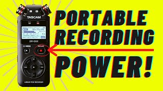 Video thumbnail for Tascam Dr-05x Review | Portable Recording Power! by The Pedal Guy