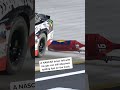 petrol on race track🔥🔥#slip #nascar #racing #oof #fall #nascar #racing #gas