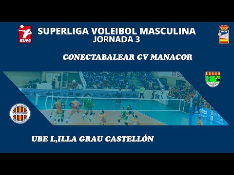 Jornada 3 SVM ConectaBalear CV Manacor - UBE l'Illa Grau Castellon