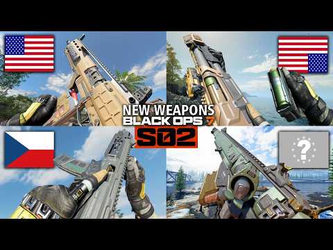 NEW Season 2 Black Ops 7 Weapons Real Names, Origins, Inspect Animations, How to unlock them & more.