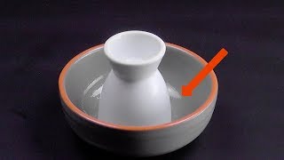 Put An Upside-Down Egg Cup In A Bowl – This Will Be Tasty!