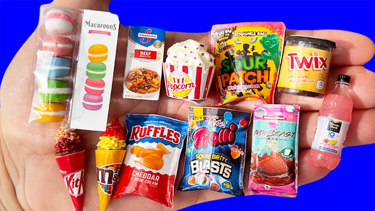 100 DIY MINIATURE CRAFTS  DIY MINI FOOD, DIY MAKEUP, DIY SCHOOL SUPPLIES, MORE MINIATURE FOR DOLL