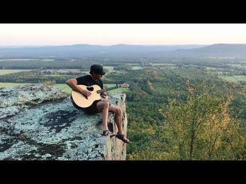 Trace Bundy - "Communion" on a cliff in Arkansas